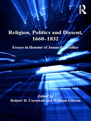 cover image of Religion, Politics and Dissent, 1660–1832